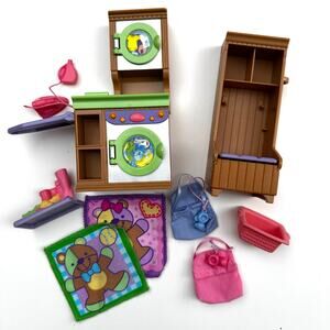 Fisher Price Loving Family dollhouse laundry room furniture 2006